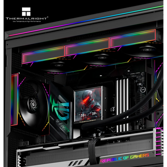  СВО Thermalright Peerless Vision 360 ARGB Black (TRPV360AB) / 3x120mm ARGB PWM Fans 