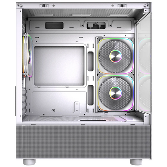  Корпус Powercase Vision Micro M2 ARGB (CVMWM2-A3), Tempered Glass, 3x 120mm ARGB PWM Fan, белый, mATX 