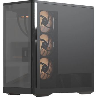  Корпус Formula V Line Crystal U9 PA Black, ATX, Type-C*1, USB3.0*2, Curved Glass, Side 3x Performance ARGB, Rear 1x Performance ARGB 