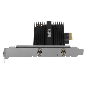  Сетевой двухдиапазонный адаптер Netis F1 PCI-E Wi-Fi+Bluetooth AX3000, 2,4/5ГГц 
