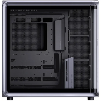  Корпус JONSBO Jonsplus BO400CG, TG (aquarium), mini-ITX, mATX, ATX, серый 