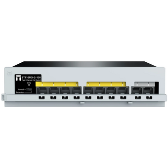  Коммутатор неуправляемый Netis ST110PDI-2-130 10x100Мбит/с 8PoE 130W 