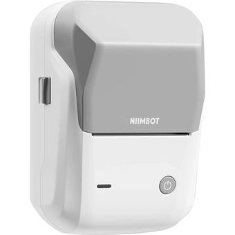  Термопринтер Niimbot B1 (1746887) 203dpi 50мм/с/USB/BT для печ.этик. серебристый 