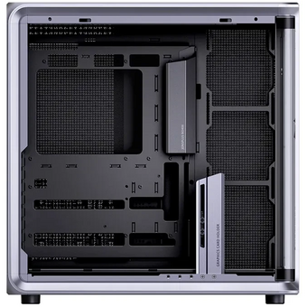  Корпус JONSBO Jonsplus BO400CG, TG (aquarium), mini-ITX, mATX, ATX, серый 