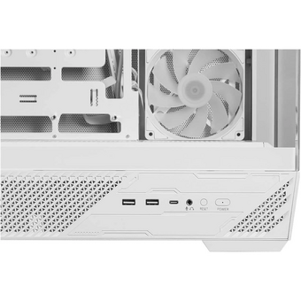  Корпус MSI Mag Pano 130R PZ White (306-7G32W21-HH9) 2xUSB 3.2 Gen 1, 1xUSB 3.2 Gen2 Type-C, 3x120mm ARGB Reverse Blade Fan, 1x120mm ARGB Fan 