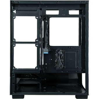  Корпус XASTRA Q400M 3ARGB-C6-UC Black (Q400M-3FM12A-C6-UC) mATX/Aquarium/Screewless/ 3x120mm ARGB PWM FM fans/Argb+PWM HUB 6port/ Type-C 