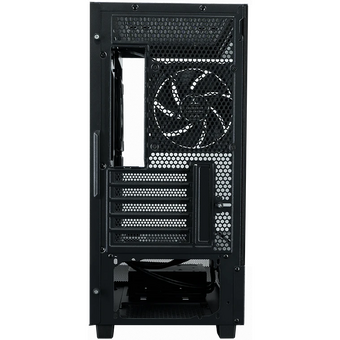  Корпус XASTRA Q400M 3ARGB-FG-C6-UC Black (Q400M-3FG12A-C6-UC) mATX/Aquarium/Screewless/ 3x120mm ARGB PWM FG fans/Argb+PWM HUB 6port/ Type-C 