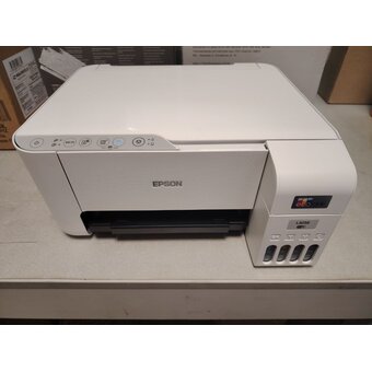 УЦ МФУ струйный Epson EcoTank L3256 (C11CJ67407/C11CJ67414/C11CJ67421/C11CJ67519/C11CJ67524) (плохая упаковка, б/у, замена сканера) 