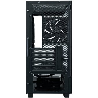  Корпус XASTRA Q400M 5ARGB-FG-C6-UC Black (Q400M-5FG12A-C6-UC) mATX/Aquarium/Screewless/ 5x120mm ARGB PWM FG fans/Argb+PWM HUB 6port/ Type-C 