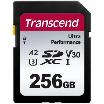  Карта памяти Transcend 340S SDXC, 256 Гб, (TS256GSDC340S) UHS-I Class U3 V30 A2 