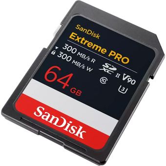  Карта памяти SanDisk Extreme Pro SDXC 64GB (SDSDXDM-064G-GN4IN) UHS-I Class 3 (U3) V30 300/300 MB/s 