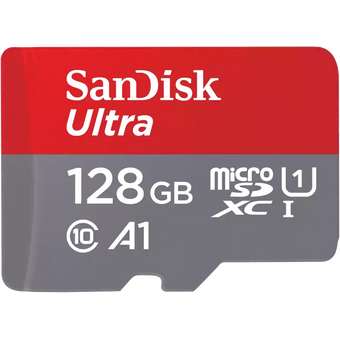  Карта памяти SanDisk Ultra microSDXC 128GB (SDSQUAB-128G-GN6MA) Class 10, UHS-I, R 140 МБ/с 