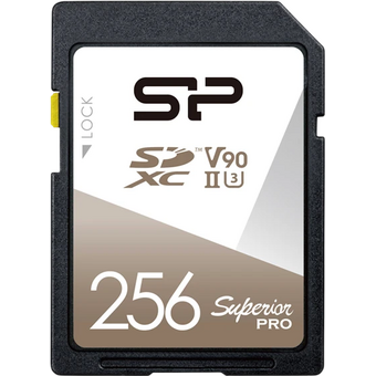 Карта памяти Silicon Power SP256GBSDXJA2V10 Superior Pro SDXC 256GB w/o adapter 