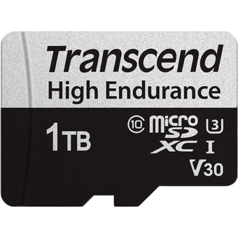  Карта памяти Transcend 350V SDmicro, 1 Тб, (TS1TUSD350V), Endurance, c адаптером 