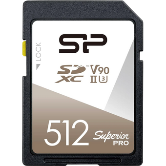  Карта памяти Silicon Power SP512GBSDXJA2V10 Superior Pro SDXC 512GB w/o adapter 