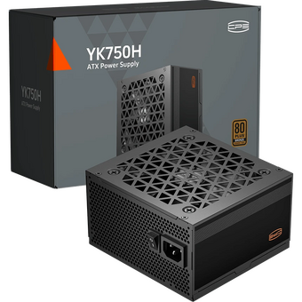  Блок питания PcCooler P3-YK750H-B1H 750W 80+ Bronze (ATX, ATX 3.1, Non-modular, 1x24(20+4)pin 550mm, 2xCPU*2 8(4+4)pin 650mm, 2xPCIe*2) 