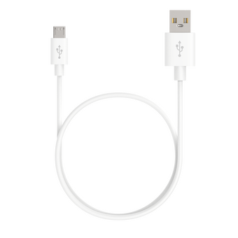  Кабель Maxvi MC-01 white USB-A-microUSB 