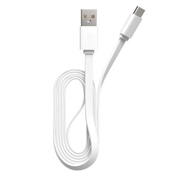  Кабель Maxvi MC-02F white USB-A-Type-C, 2A 
