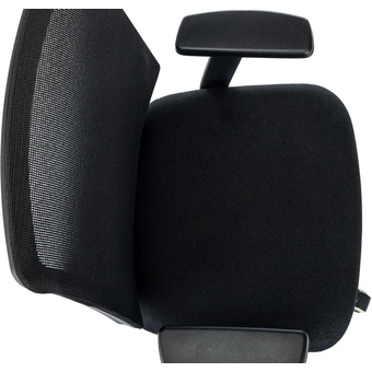  Кресло Бюрократ MC-611N/B/MAT-B черный TW SQU BL сетка/ткань крестов. пластик 