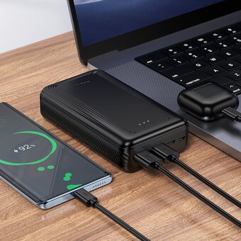  Аккумулятор внешний резервный HOCO J165A Honey power bank 20000mAh черный 