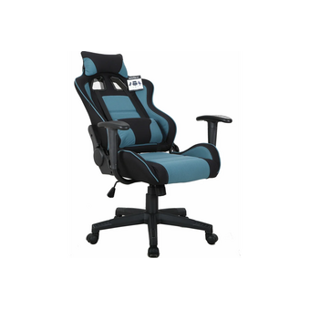  Кресло игровое BRABIX GT Racer GM-100 (531818) ткань, черное/голубое 