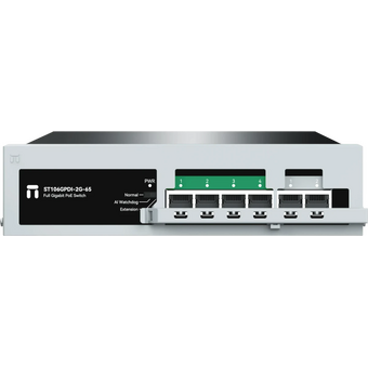  Коммутатор неуправляемый Netis ST106GPDI-2G-65 6x1Гбит/с 1xКомбо(1000BASE-T/SFP) 4PoE 65W 