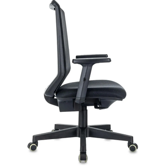  Кресло Бюрократ MC-611N/B/MAT-B черный TW SQU BL сетка/ткань крестов. пластик 