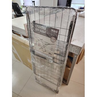  УЦ Сушилка для белья Ника СБ2/Ч чёрная (плохая упаковка, потертости и царапины) 