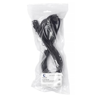  Кабель питания Cabeus PC-186-VDE-3M (Schuko+C13) (3x0.75) 