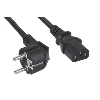  Кабель питания Cabeus PC-186-VDE-3M (Schuko+C13) (3x0.75) 