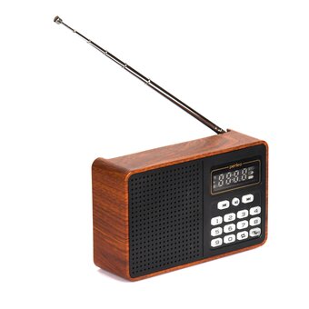  Радиоприемник цифровой Perfeo  ALPINIST FM+ 70-108МГц/ MP3/ питание USB или 18650/ Коричневый, (Арт. PF_D0573) 