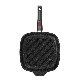  Сковорода-гриль Нева Металл Посуда L184028Gi Квадратная литая Индукция Гранит с/р 