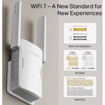  Усилитель сигнала Mercusys ME25BE BE3600 Wi-Fi 7 