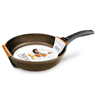  Сковорода Нева Металл Посуда NGB124 Neva Granite Brown н/р 