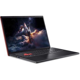 Ноутбук Acer Nitro Lite 16 NL16-71G-539D (NH.DAECD.002) Core 5 210H/16Gb/SSD512Gb/RTX4050 6Gb (45W)/16"/IPS/WUXGA/1920x1200/180Hz/NoOS/Black/1.95kg 