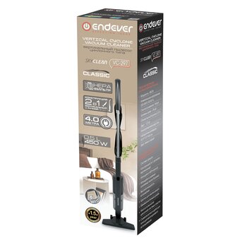  Пылесос Endever SkyClean VC-297 dark-grey 