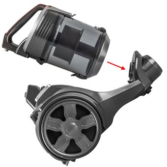  Пылесос Endever SkyClean VC-660 серый/мокко 