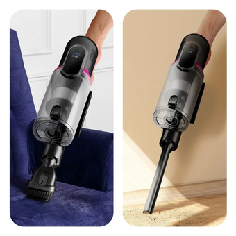  Пылесос Kitfort КТ-5371 черный/розовый 