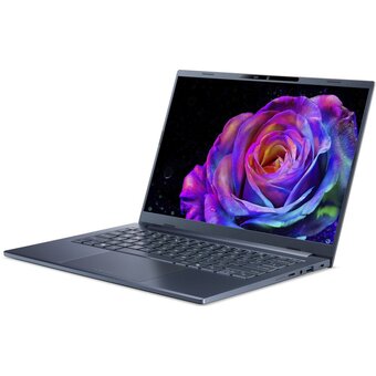  Ноутбук Acer Swift Go 14 AI SFG14-75-746M (NX.JNBCD.009) Intel Core Ultra 7 258V/32Gb/SSD1Tb/14"/OLED/WUXGA/1920x1200/60Hz/NoOS/Blue/1.25kg 