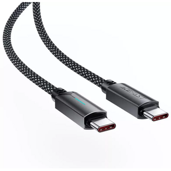  Кабель ACEFAST C19-03 USB-C to USB-C 60W fast charging data cable Black 