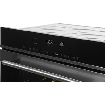  Духовой шкаф Hyundai HEO 6773 IX черный/нерж 