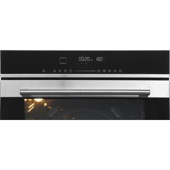  Духовой шкаф Hyundai HEO 6773 IX черный/нерж 