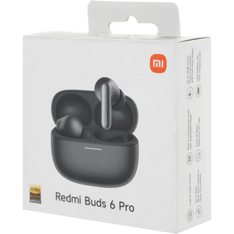  Наушники Xiaomi TWS Redmi Buds 6 Pro Space Black BHR9307GL РСТ 