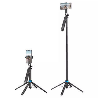  Монопод HOCO K22 Handy Aluminum Alloy Anti Shake Live Broadcast Holder Black 