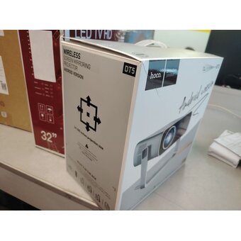  УЦ Проектор HOCO DT5 Smart 1080P Android version EU серый (плохая упаковка, скол ножки) 