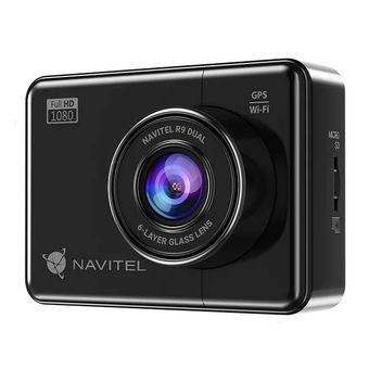  Видеорегистратор Navitel R9 Dual черный 12Mpix 1080x1920 1080p 170гр. GPS 