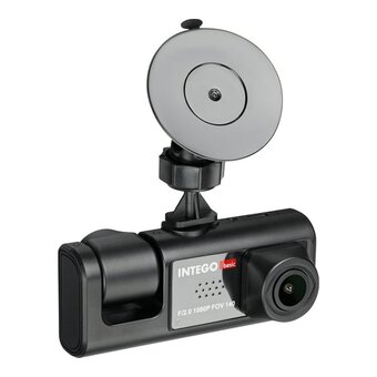  Автомобильный видеорегистратор Intego Basic VX-333 Dual с картой памяти 32GB 
