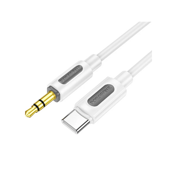  Кабель BOROFONE BL20 True sound silicone digital audio conversion cable Type-c White 