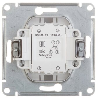  Переключатель Systeme electric Glossa GSL000671 перекрестный схема 7 перламутр в рамку 