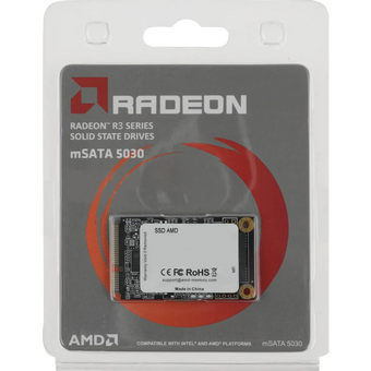  SSD AMD Radeon R3MS0256G5 256GB mSATA R3 Series 